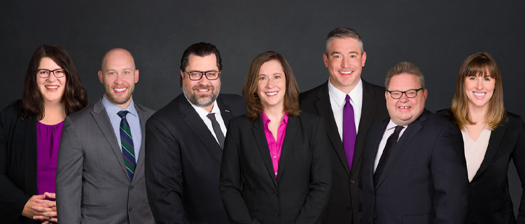 Group Photo of Attorneys at Restovich Braun & Associates